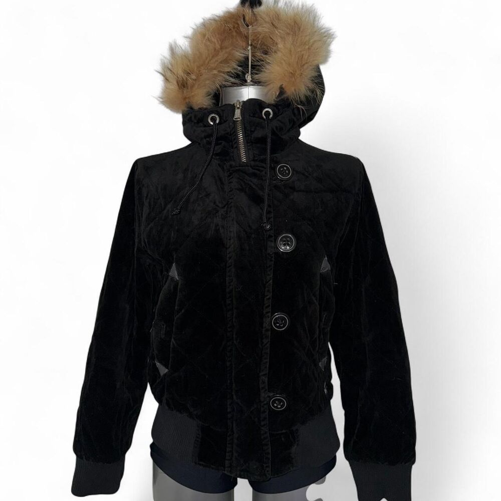 Vintage TWBU Women's Black Velvet Jacket